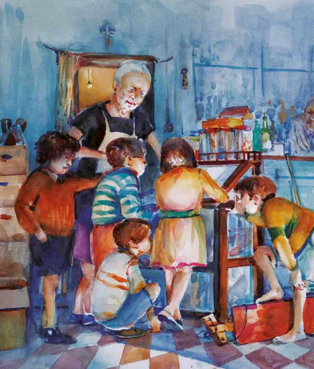 Watercolor painting 'Guarding the Covenant' thumbnail