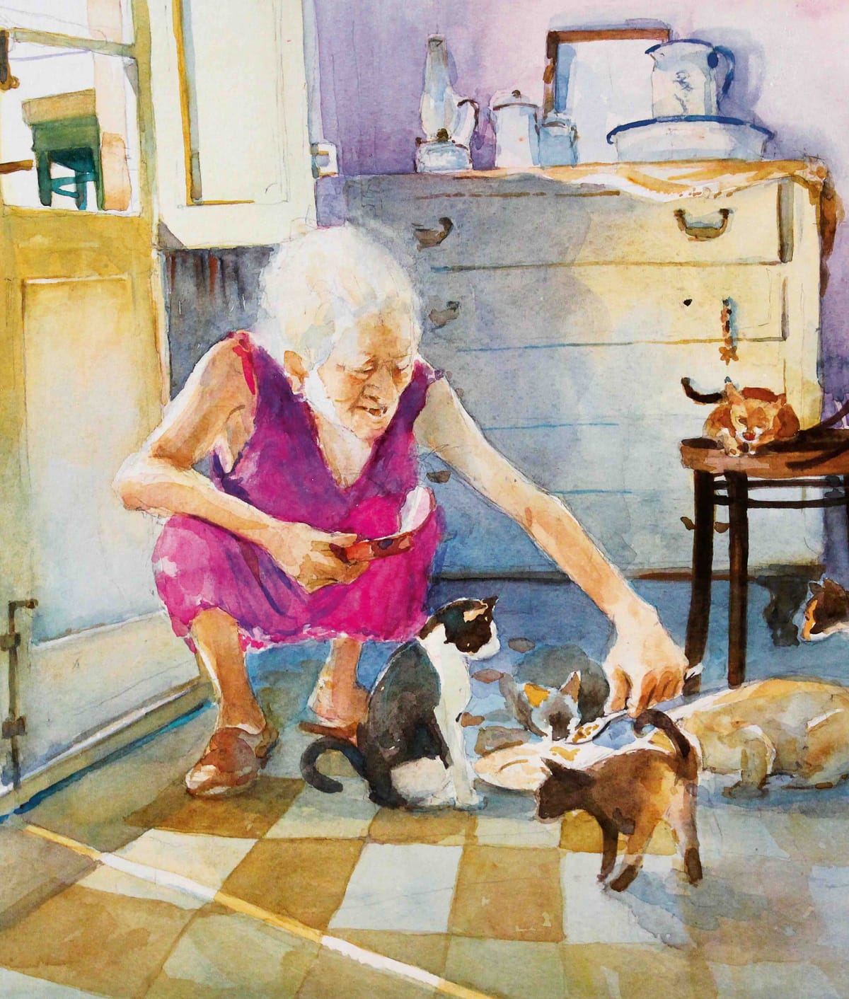 Watercolor painting 'Stella' thumbnail