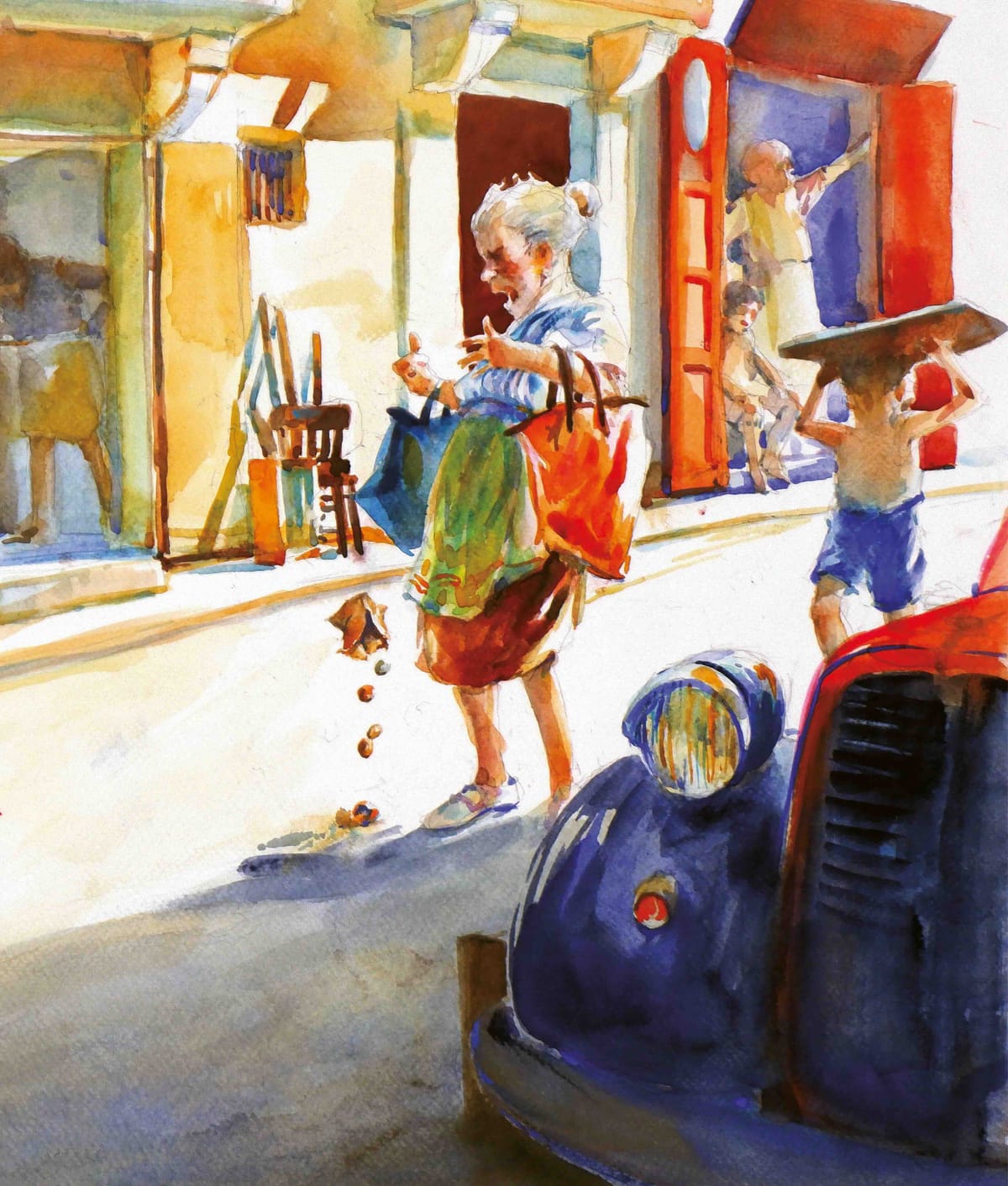 Cover of Paul Caruana Wrinkles Book - Hardback Art Book